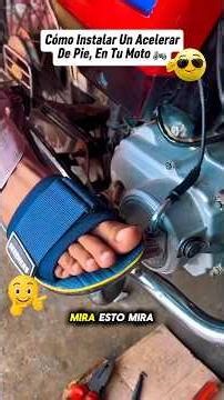 Cómo Instalar un ACELERADOR DE PIE en tu Moto 🏍️ (Paso a Paso)