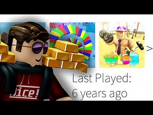 The First Games I've EVER Played on Roblox...