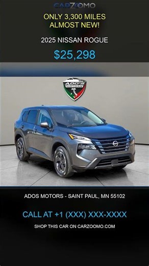 2025 Nissan Rogue for sale in Saint Paul, MN, 55102 | $25,298