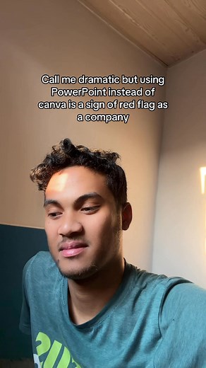 Call me dramatic but using #PowerPoint instead of #canva is a sign of red flag as a company #work #marketing #humour | Noha Thn