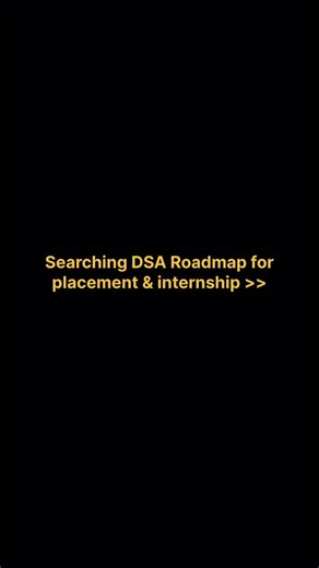 Yadnyesh • Ai • Coding | 🧠 Complete Data Structures & Algorithms (DSA) Roadmap 💻 For Placements, Internships, and Competitive Programming | Instagram