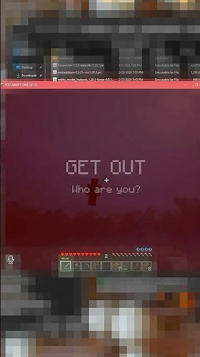 THIS MINECRAFT HORROR MOD TRIED TO HACK MY PC!! #minecraft #nomoon #horror