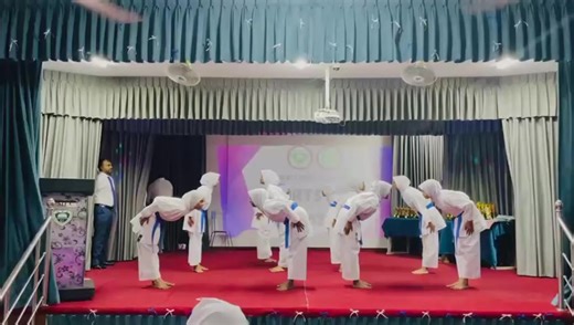 With sharp focus and fearless confidence, she steps forward to perform her Bunkai, bringing every movement of her kata to life. Each block, strike, and counterattack shows her strength, discipline, and deep understanding of karate. She doesn’t just perform techniques — she demonstrates power, control, and purpose. Her spirit shines through every motion, proving that girls are just as strong, skilled, and unstoppable in martial arts. Through dedication and hard work, she turns practice into perfe
