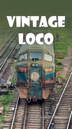71-year-old loco on duty 🚂🔥||RRBD #HistoricEngine #Locomotive2023 #bangladeshrailway #train #ট্রেন
