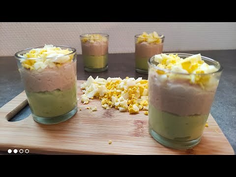 🎄verrine idéal pour les fêtes ! avocat / thon / oeufs dur / facile et rapide !!☃️🤶