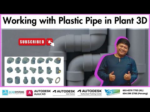 Working with Plastic Pipe in Plant 3D
