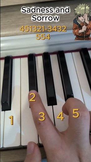 Naruto Soundtrack- Sadness and Sorrow - PIANO TUTORIAL