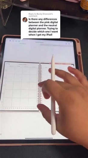 Neutral vs. pink digital planner: Which is best for you?