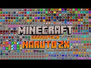 A NEW NARUTO ZX ADDON PACK HAS BEEN RELEASED FOR MINECRAFT PE 1.21.132+! WITH VARIOUS ADDONS