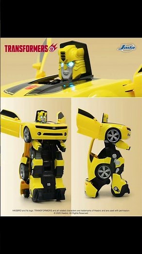 New promo images from Jada.Remote Control Auto-Converting Transformers Bumblebee #transformers