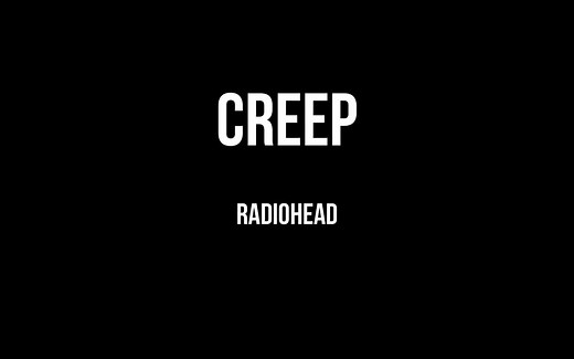 【Radiohead】Creep 吉他教学 简单和弦 - Guitar Intensive