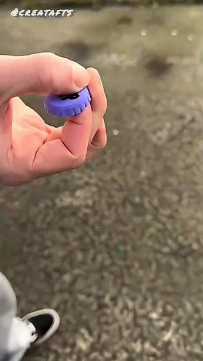 bottle cap trick.#shorts