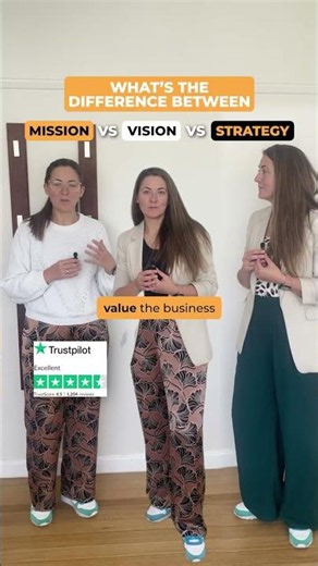Mission vs. vision vs. strategy 🧠