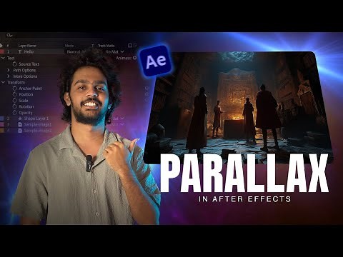 Parallax effect in After Effects Tutorial | Beep App Official
