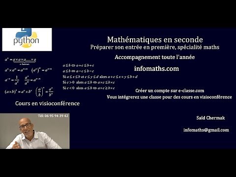 MATHÉMATIQUES EN SECONDE. FORME CANONIQUE