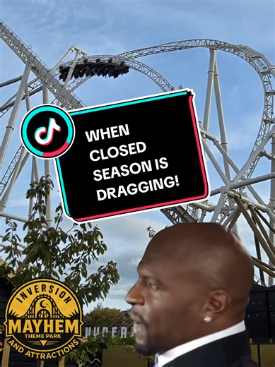 When closed season is dragging on!! 🤣 #thorpepark #pov #funny #fyp #altontowers