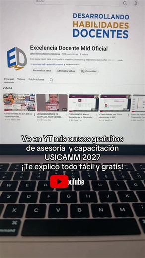 Cursos gratuitos de asesoría y capacitación USICAMM 2027 ¡Te explico todo fácil y gratis! #usicamm #gratis #cursosgratuitos #youtube #usicamm2027