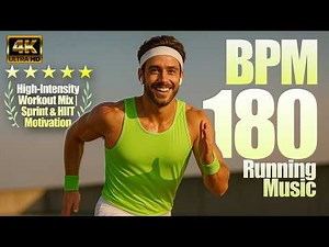 60-Minute 180BPM Running Music | High-Intensity Workout Mix | Sprint & HIIT Motivation