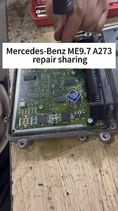 65K views · 714 reactions | Mercedes-Benz ME9.7 A273 repair sharing: Intermittent Stalling during Driving and Inability of Engine Control Unit to Communicate #Mercedes-Benz #ME9.7 #A273 #repair #EngineControlUnit #carrepair GET IT NOW  https://mysupercarexpert.com/products/mercedes-benz-mb-engine-control-unit-ecu-bosch-me9-7-8-cylinder-a273-aftermarket?_pos=1&_psq=A273&_ss=e&_v=1.0 | My Supercar Expert | Facebook