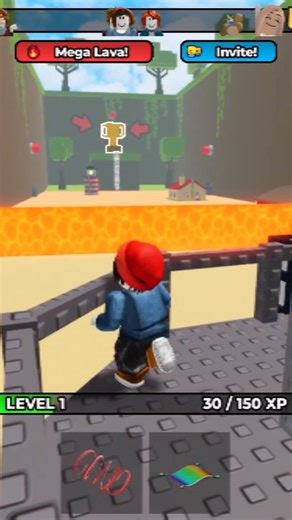 Lava Don't Tuch Chalange 💥Roblox #roblox #gaming #shorts