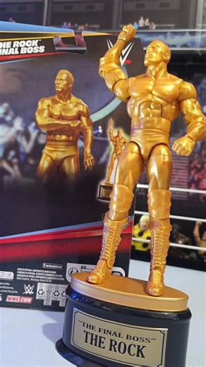 WWE Mattel Collectors Edition The Rock Figure!