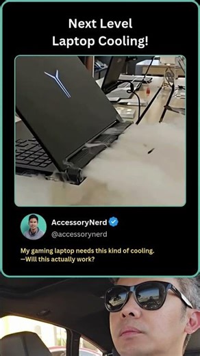 Next Level Laptop Cooling! ❄️