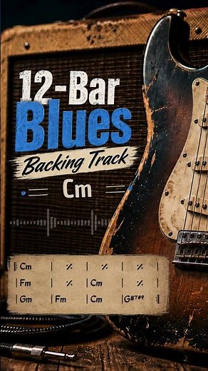 12-Bar Blues Backing Track | C minor - 76bpm