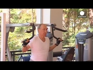 Putin works out in gym with Prime Minister Medvedev, Sochi