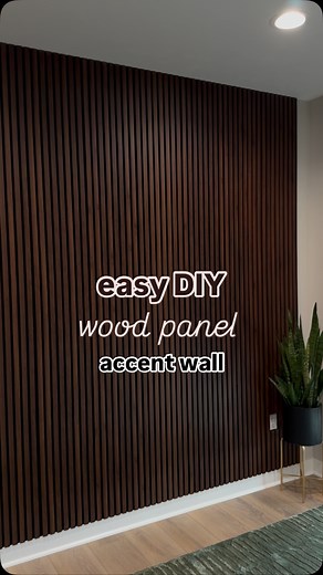 3.6K views · 13 reactions | The perfect way to add character to a room. I’m obsessed with how my wood panel accent wall turned out in my office! 朗 Color: Dark Chestnut Comment PANEL below to receive a DM with the link to this post on my LTK ⬇ https://liketk.it/5dZ1I #ltkhome #ltkfamily #ltkstyletip #diy #woodpanel #home #homestyle #accentwall #decorativewalls #wayfair #wayfairathome #thankgodformyhusband | Emily.e.olson | Facebook