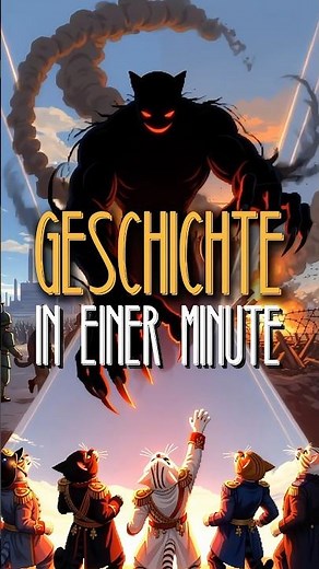 Der Erste Weltkrieg - Geschichte in einer Minute.
