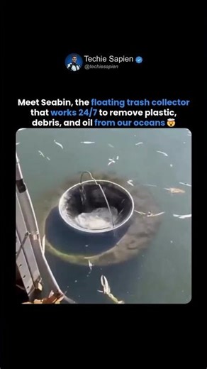 Meet Seabin the Floating Machine Cleaning Ocean Plastic 24/7 🤯