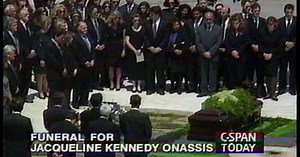 Jacqueline Onassis Graveside Ceremony