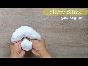 How to make Fluffy Slime-DIY-with Shaving foam-Easy Recipe