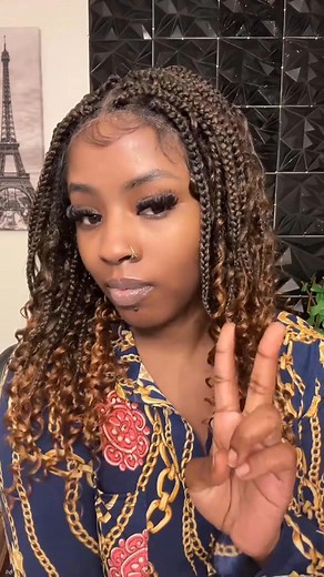 841 reactions · 81 shares | Short HD Full Lace Knotless Boho Box...