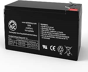 AJC Battery Compatible with APC Smart-UPS RT 6000 RM XL SURT6000RMXLT 12V 7Ah UPS Battery