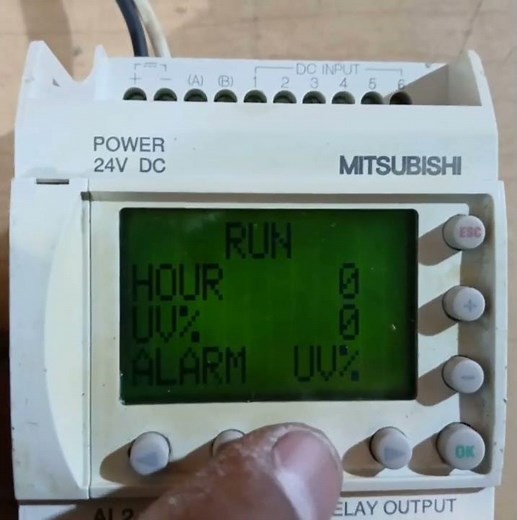 Mitsubishi AL2-10MR-D Logic Module | Tested Industrial PLC Control Module