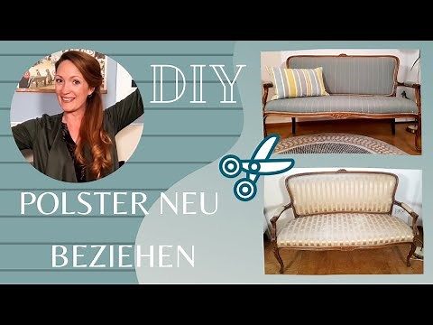 RECOVERING UPHOLSTERY - Instructions for old seating furniture