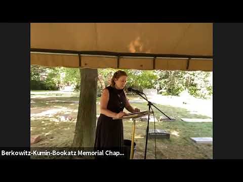 Helen Shapiro Funeral, August 23, 2020. Berkowitz-Kumin-Bookatz