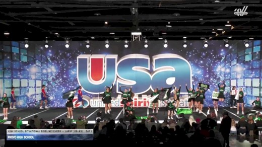 Provo High School [2026 High School Situational Sideline/Cheer -- Large (20-23) Day 1] 2026 USA Spirit Nationals & Collegiate Championships