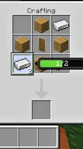 Minecraft me craft a unbreakable shield #minecraft #mcpe #shorts