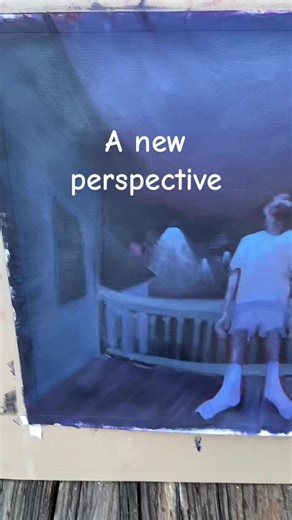 See that color change? This applies to everything in life #life #corecore #painting #newperspective #artist