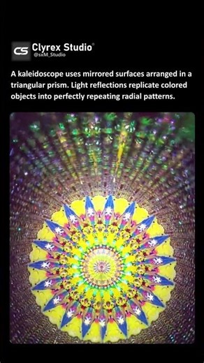 How a Kaleidoscope Creates Infinite Patterns