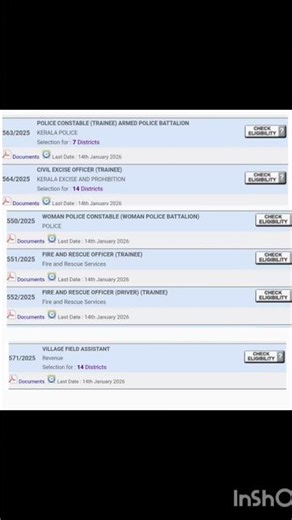 New notification Kpsc.