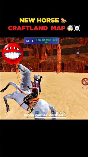 🤯 Free Fire New HORSE CRAFTLAND MAP Code Reveal 🐎| Horse Knight 1v1 Craftland #shortsfeed #freefire