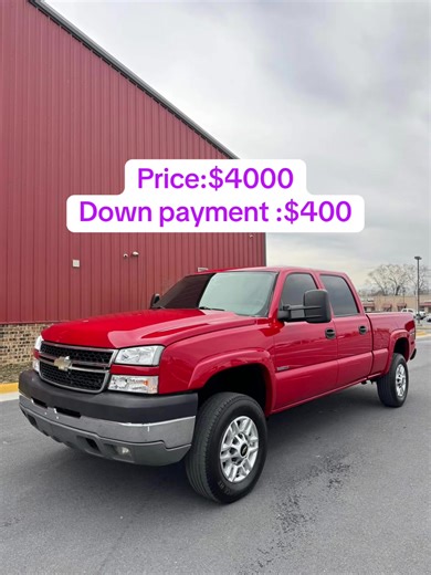 Chevrolet 2500HD Duramax 4X4 For Sale - $4000 Down