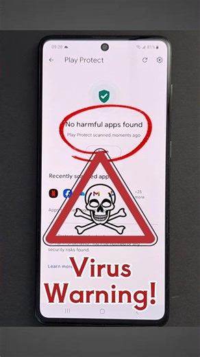 How do I check to see if I have a virus on my Android?