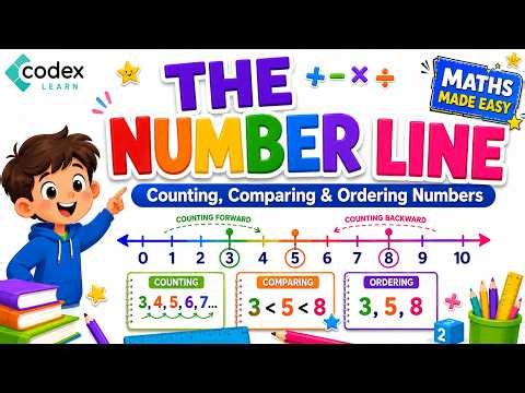 The Number Line Explained | Counting, Comparing & Ordering Numbers – Maths Made Easy