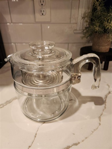 1950s Pyrex Flameware 6 Cup Percolator - Etsy