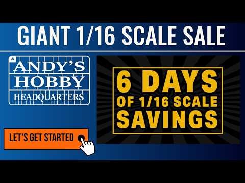 GIANT 1/16 SCALE SALE DETAILS
