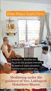 Meditation with Mahāthero Bhante 🙏 | Calm Mind & Inner Peace #meditation #buddhism
